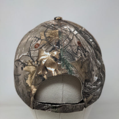 Federated Car Care Strapback Hat Camo One Size Adjustable Embroidered