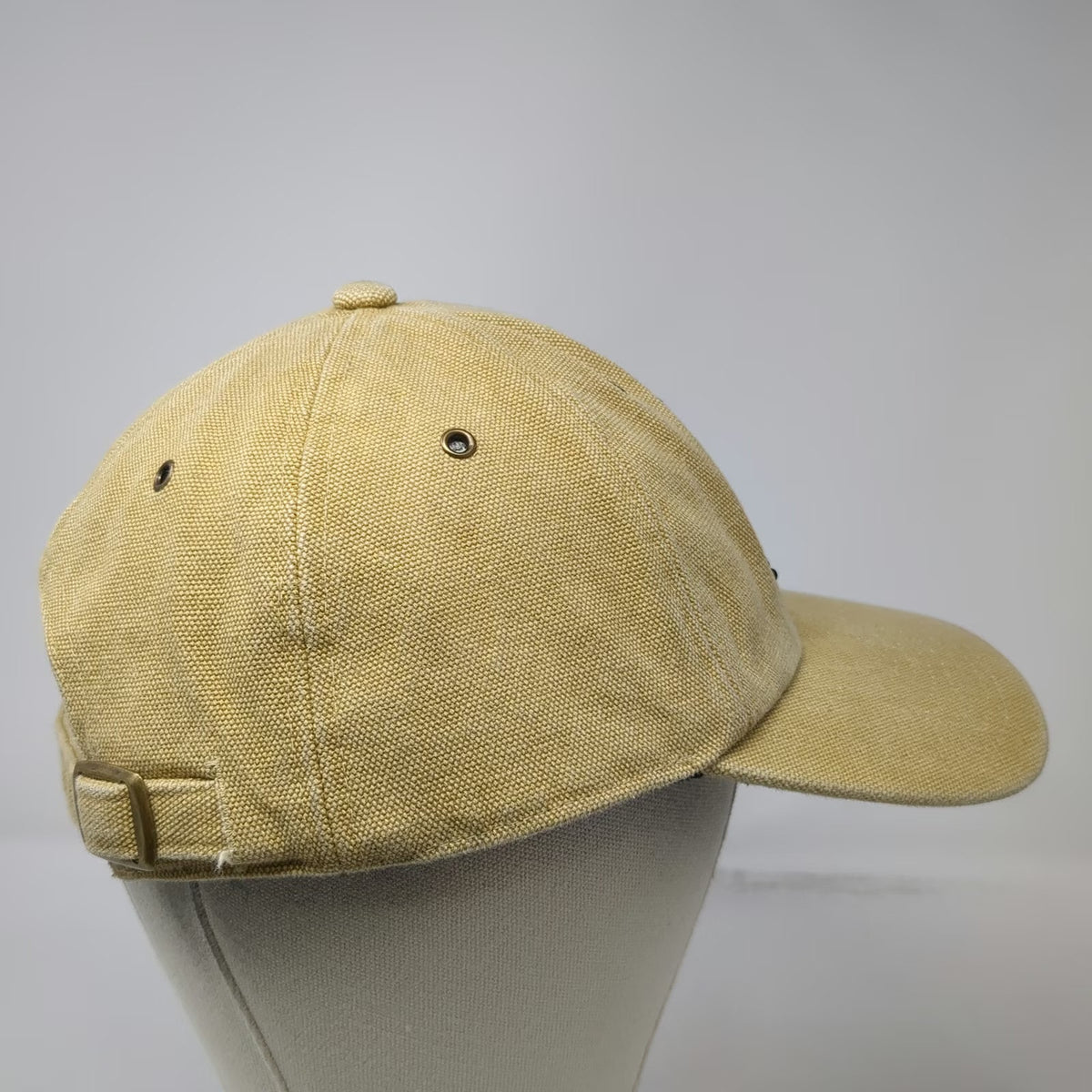 TechStyles Baseball Cap Beige One Size Mount Vernon Virginia Hat Slideback