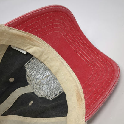 Cap America Trucker Hat Gray Red One Size Ford Rotunda Mesh Snapback hat