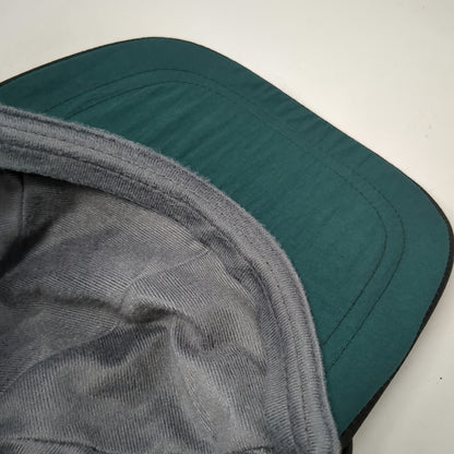 L.L.Bean Baseball Cap Black Gore-Tex Fleece Lined Slideback Strap Hat Vintage