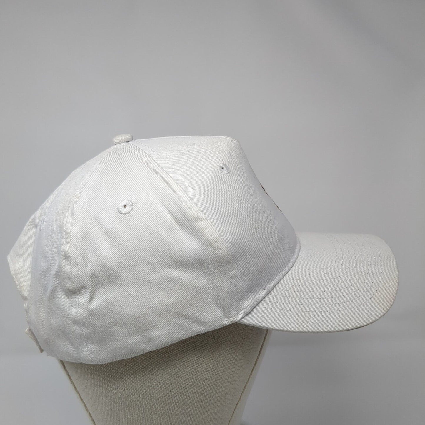 Stud Muffin Strapback Hat White OSFA Adjustable Solid Port & Company