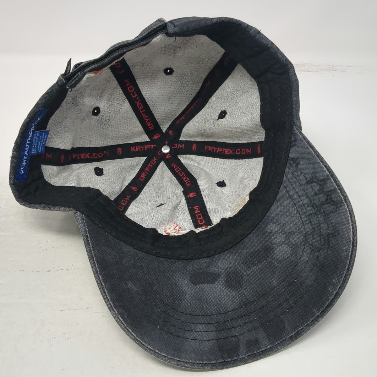 Port Authority Trucker Hat Gray One Size Kryptek Camo Victaulic StateFire