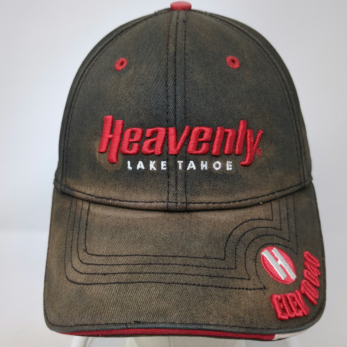 The Game Baseball Cap Black One Size Heavenly Lake Tahoe Elev 10,040 Hat