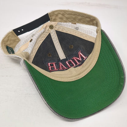 Legacy Trucker Hat Gray One Size Mesh Back Snapback Moab Utah Red White Green