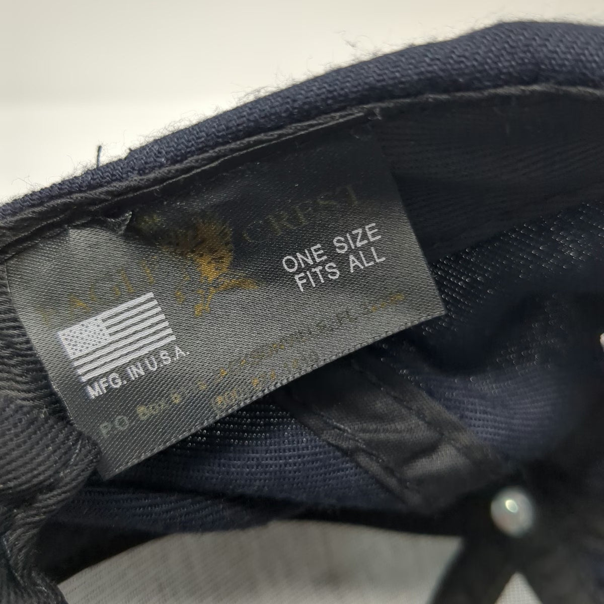 Pacific Crest Snapback Blue One Size NAS Sigonella US Navy Made in USA Hat