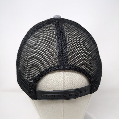 Arcadian Outfitters Patch Snapback Trucker Hat Gray OSFA Mesh Back