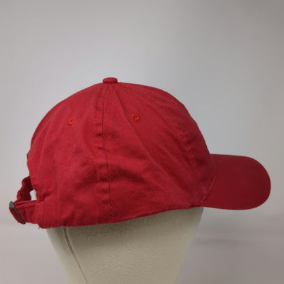 AMC Deluxe Headwear Baseball Cap Red One Size Strapback RFC Fabricators Logo Hat