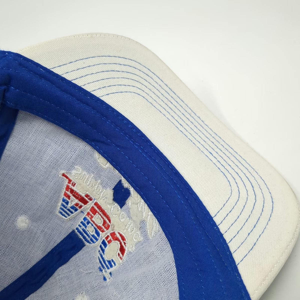 MMPR Marketing Baseball Cap Blue White One Size ABC Supply Co Racing AJ Foyt hat