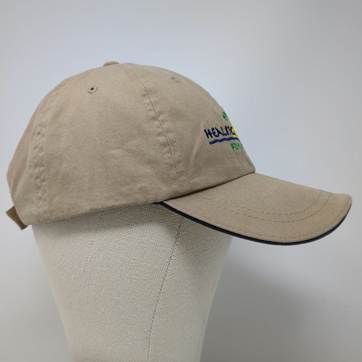 Beige One Size Baseball Cap Project Healing Waters Fly Fishing Strapback Hat