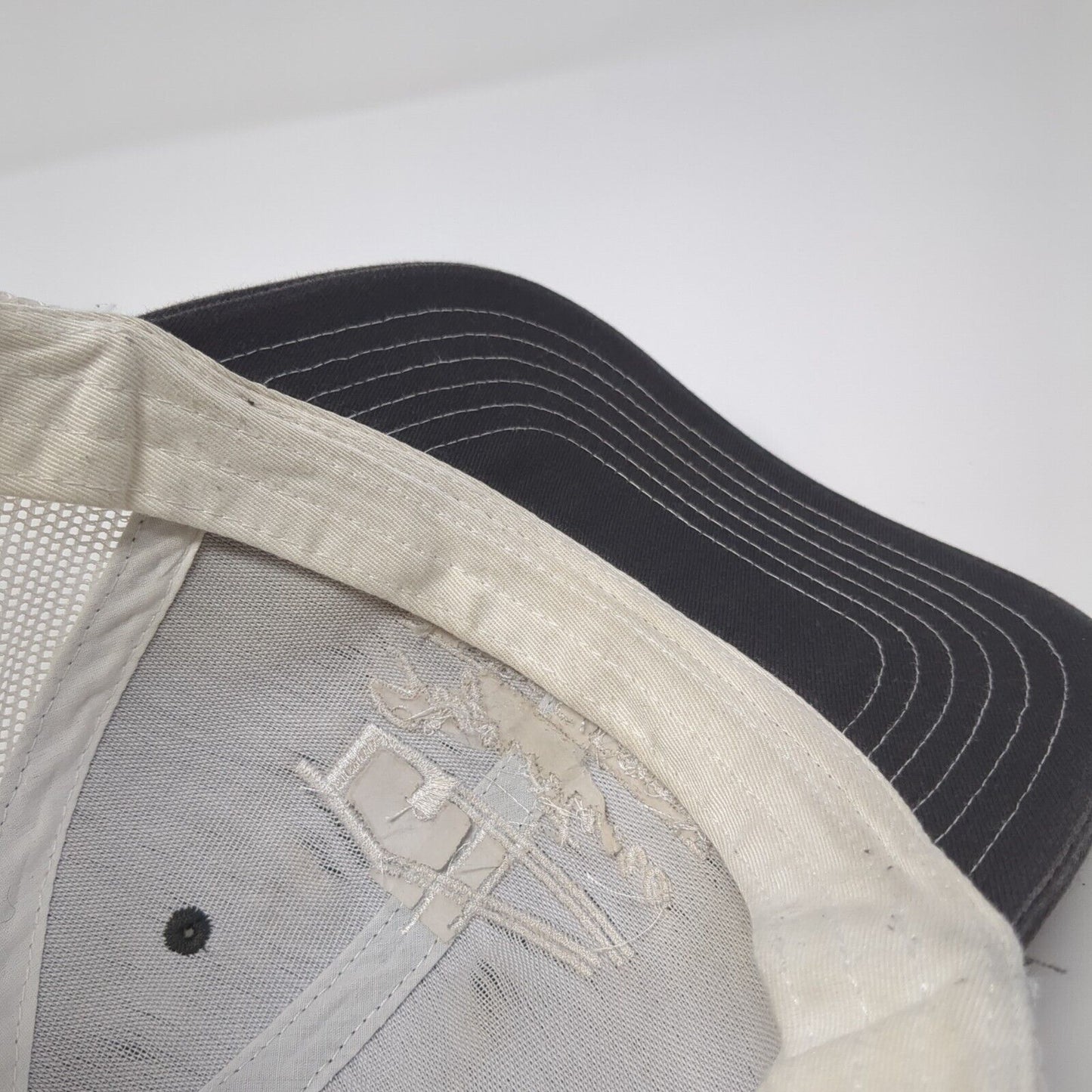 Signature Building & Carport Snapback Trucker Hat Gray OS Adjustable Mesh Otto