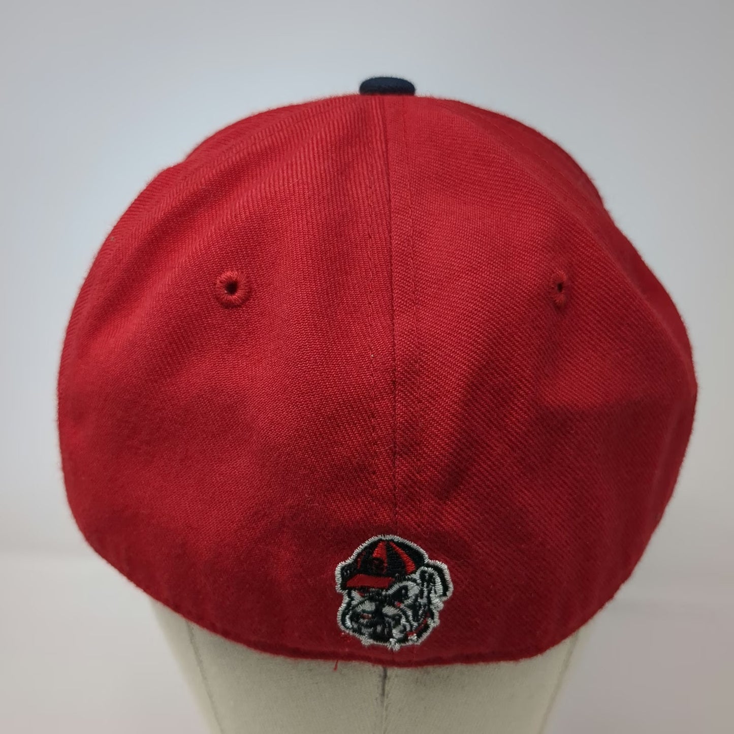 Zephyr Georgia Bulldogs NCAA Hat Cap Red Blue 7 5/8 Fitted Logo Embroidered