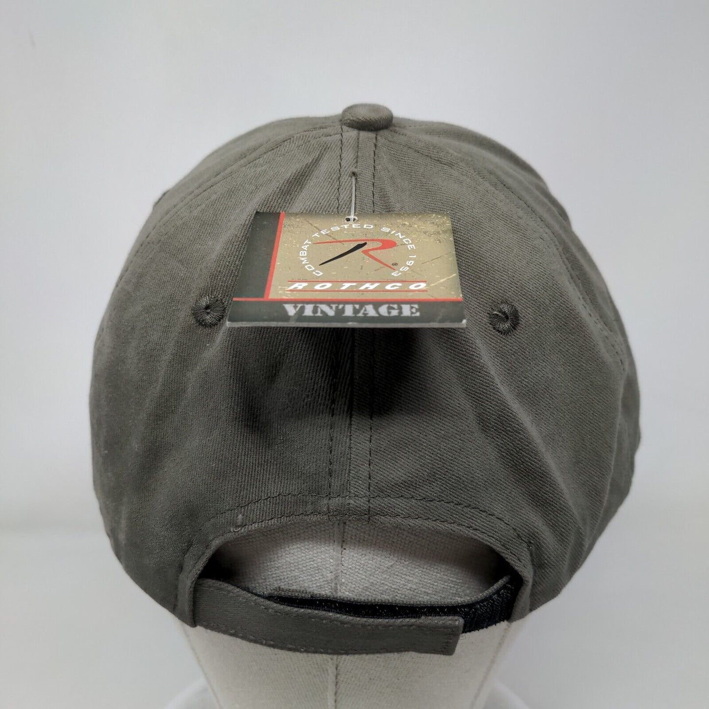 USMC Strapback Hat Grayish-Green OSFA Adjustable Embroidered W/Tags Rothco