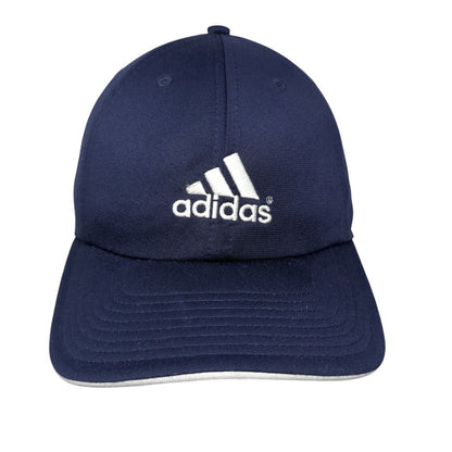 Adidas 3 Stripes Slideback Hat Blue One Size Adjustable Embroidered