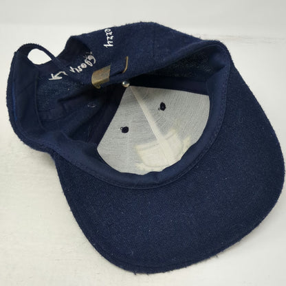 Blue Baseball Cap One Size Wool Slideback Reynolds & Perry Official Goods Hat
