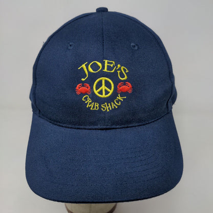 Joe's Crab Shack Men's Slideback Hat Blue OSFA Embroidered Logo Adjustable