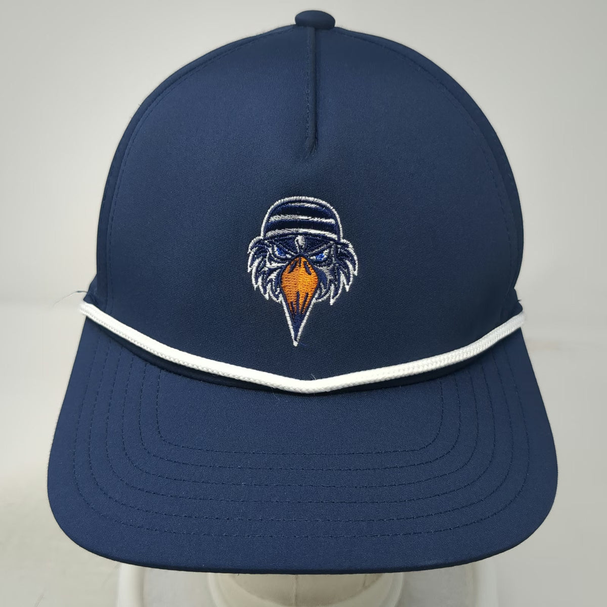 Callaway 5 Panel Blue OSFM Hat Rope Snapback Mascot Golf Performance Bird Cord