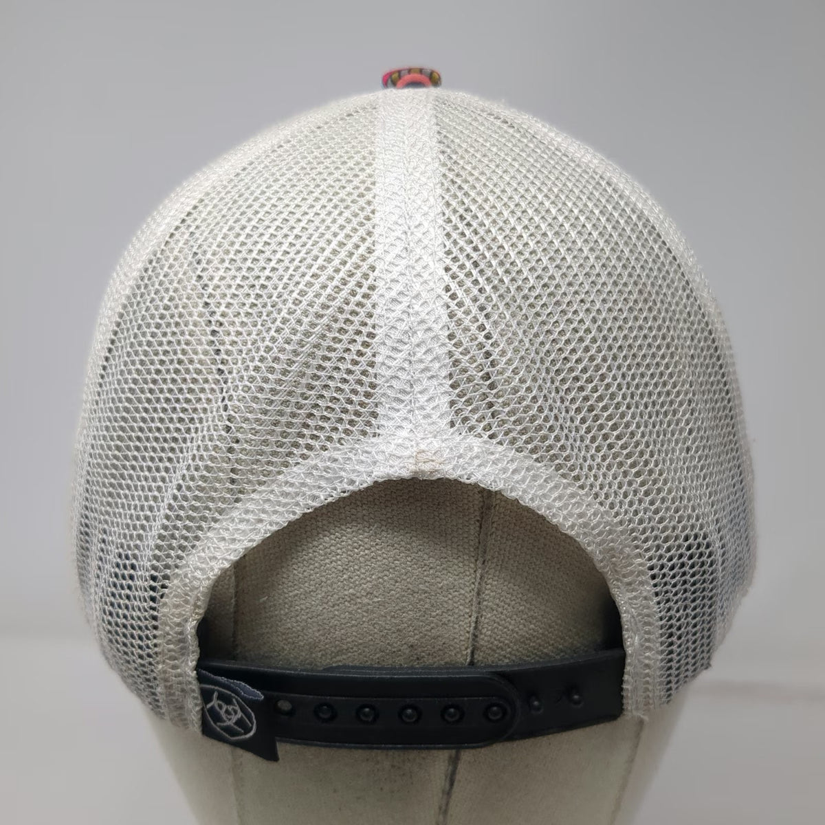 Ariat Trucker Hat Purple One Size Mandala Pattern Mesh Back Snapback Cap Logo