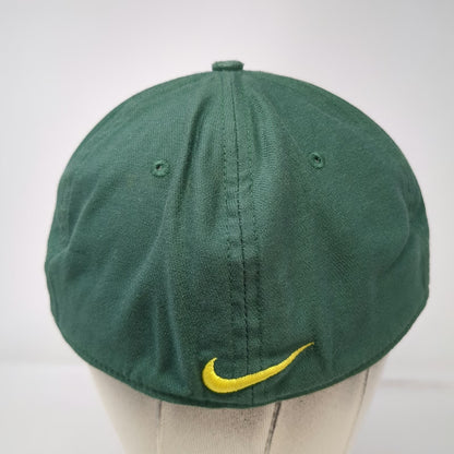 Oregon Ducks NCAA Nike Green One Size Hat Stretch Fit Embroidered Logo Swoosh