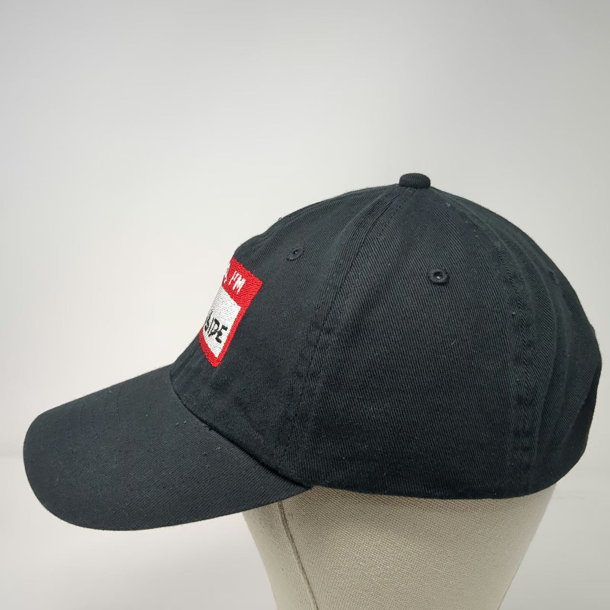 Baseball Cap Black One Size Hello I'm Dying Inside Name Tag Patch Cotton Hat