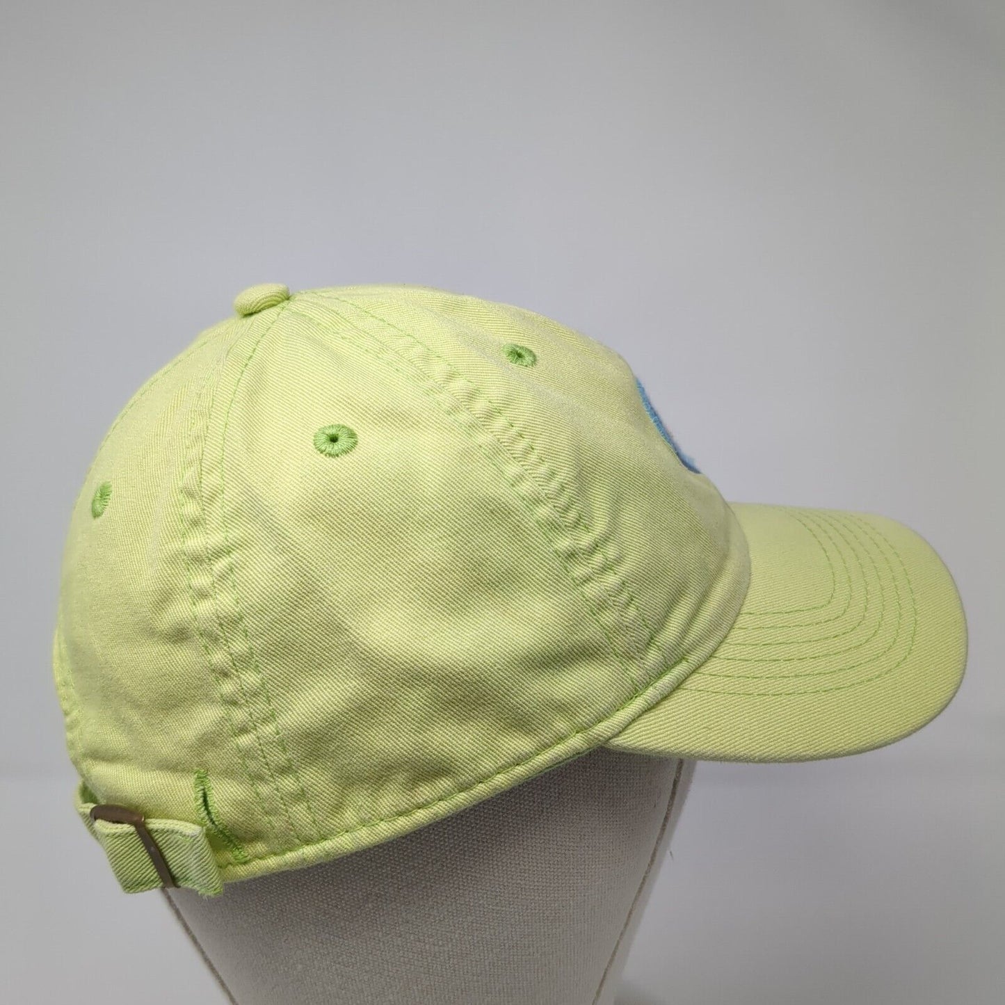 Heart Beach Wave Slideback Hat Green One Size Adjustable Life Is Good