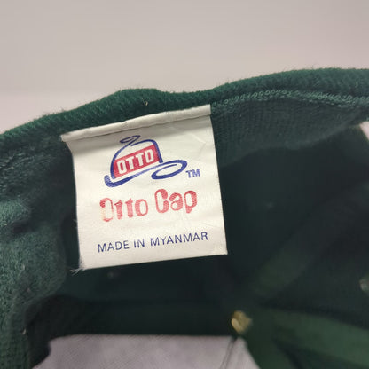 Otto 5 Panel Green One Size Hat Slideback Cotton Rangen Embroidered Logo Cap