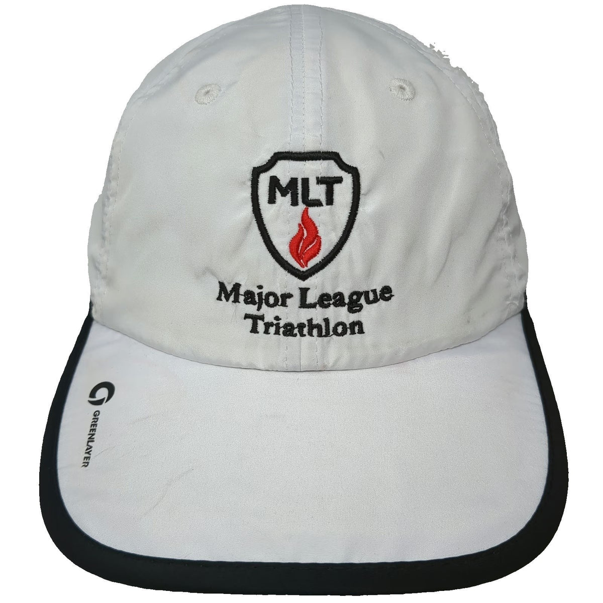 Greenlayer Baseball Cap White One Size Major League Triathlon Strapback Hat