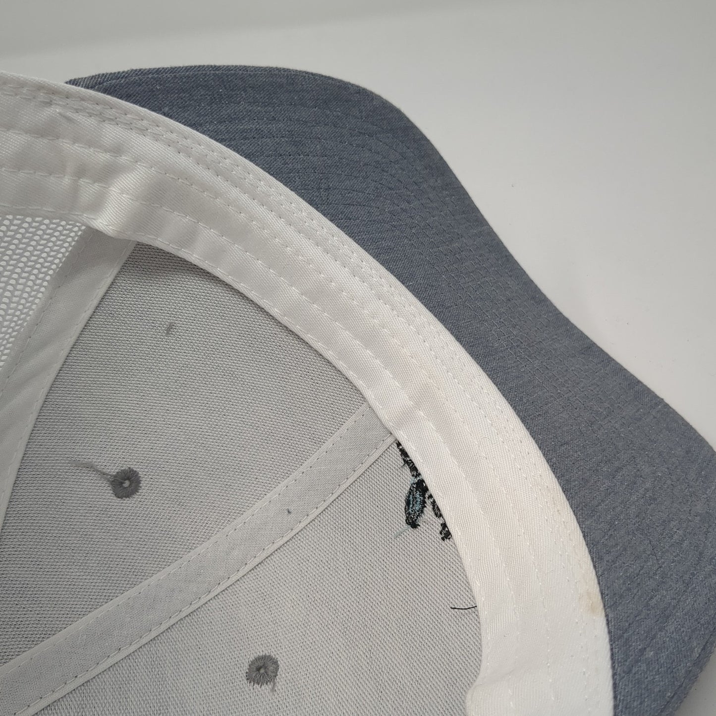 Mint Dental Care Snapback Trucker Hat Gray OS Adjustable Mesh Back Richardson