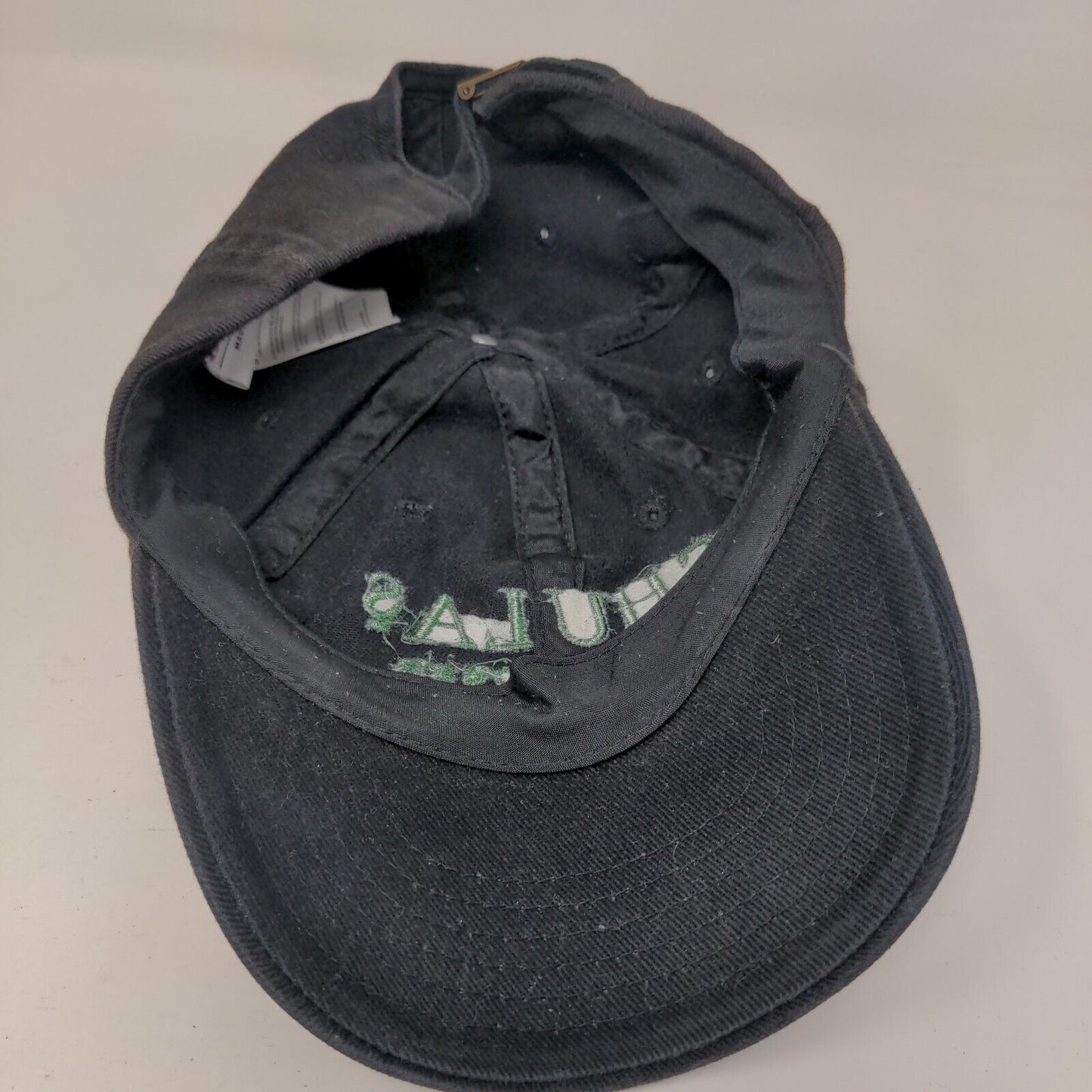 Shula's Steak House Slideback Hat Black One Size Embroidered Chef Works