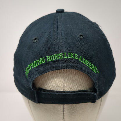 John Deere Baseball Cap Blue One Size Nothing Runs Like a Deere Strapback Hat