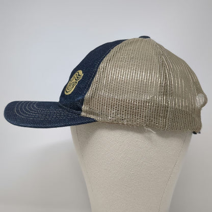 Union Resource Marketing Baseball Cap Blue One Size Denim Mesh Strapback Hat