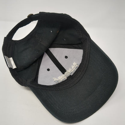 Pandora Internet Radio Slideback Hat Black OS Adjustable Embroidered Cotton