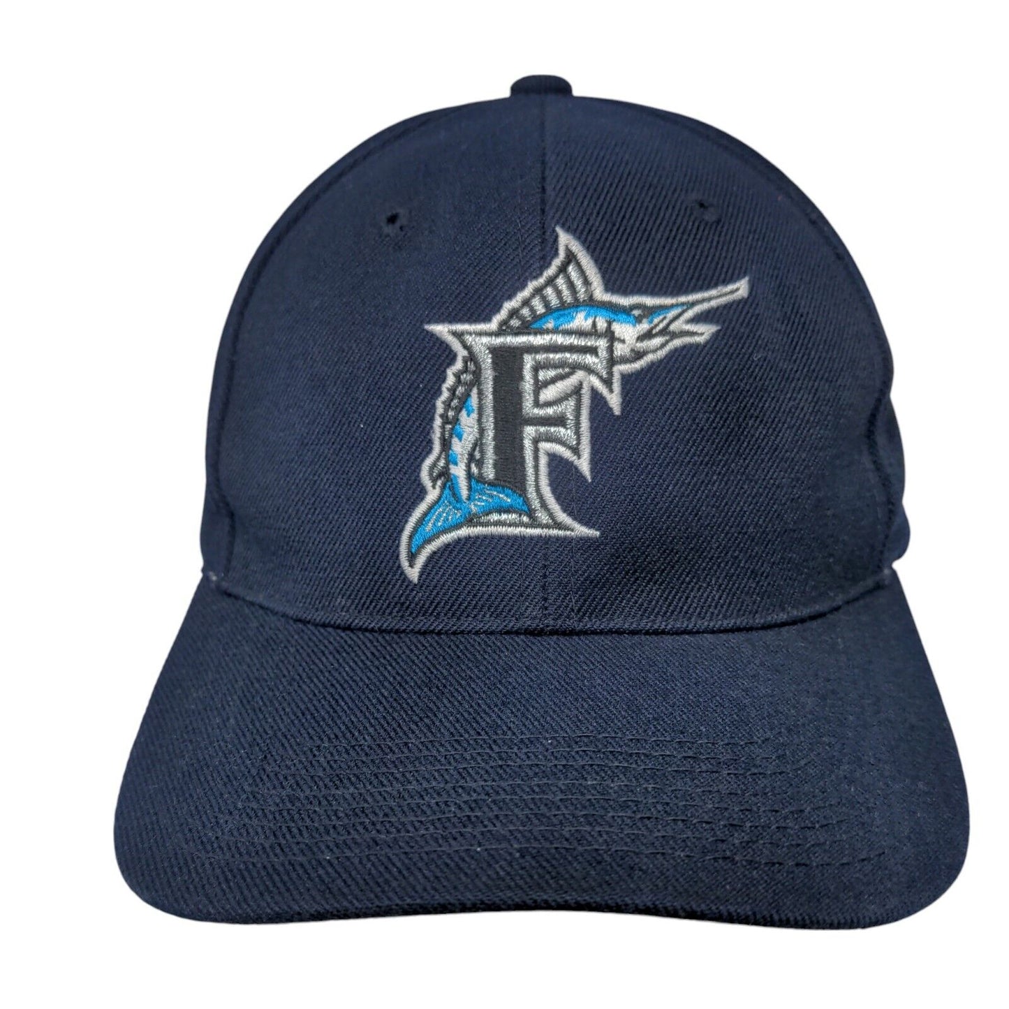 Vintage Florida Marlins Snapback Hat Blue OSFA MLB Sports Specialties Logo