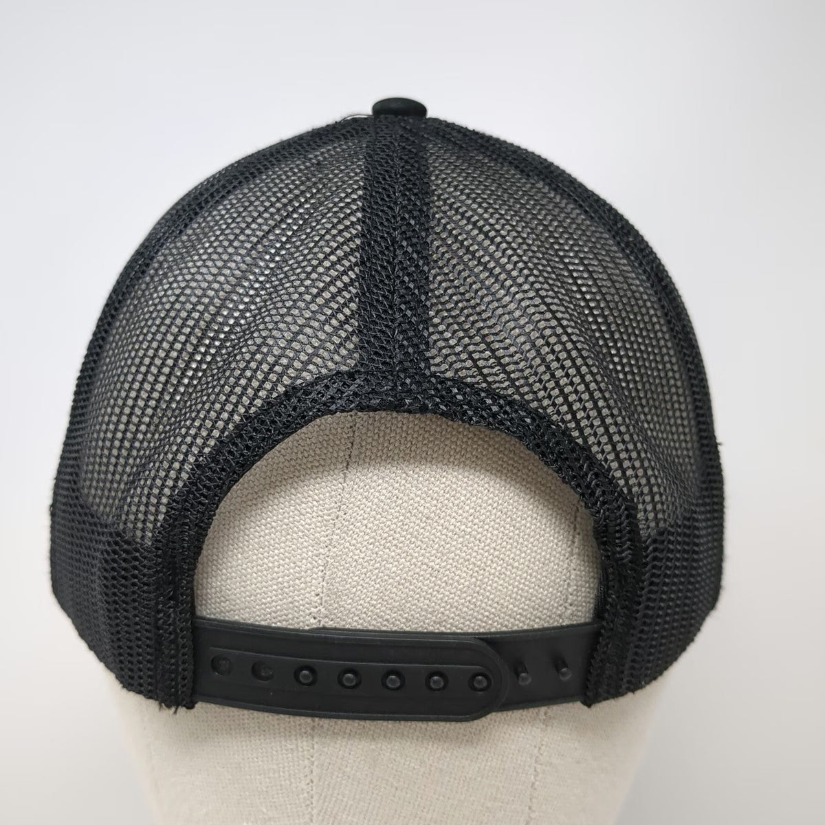 Shop Strange Trucker Hat Black One Size Leather Patch Monkey Logo Snapback