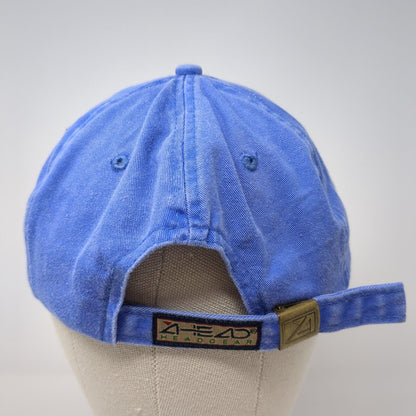 Maui Hawaii Slideback Hat Blue One Size Embroidered Palm Tree Ahead