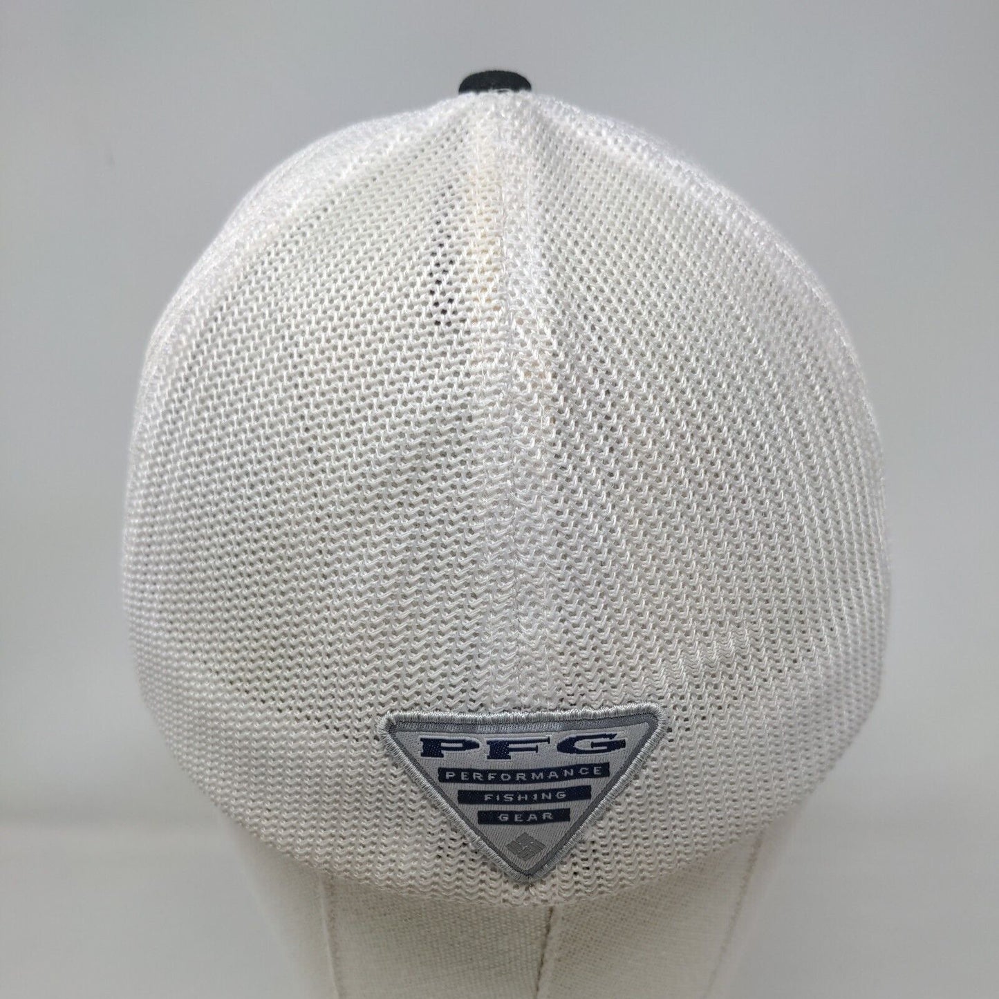 Columbia PFG Performance Fishing Gear Fitted Mesh Back Trucker Hat L/XL Black