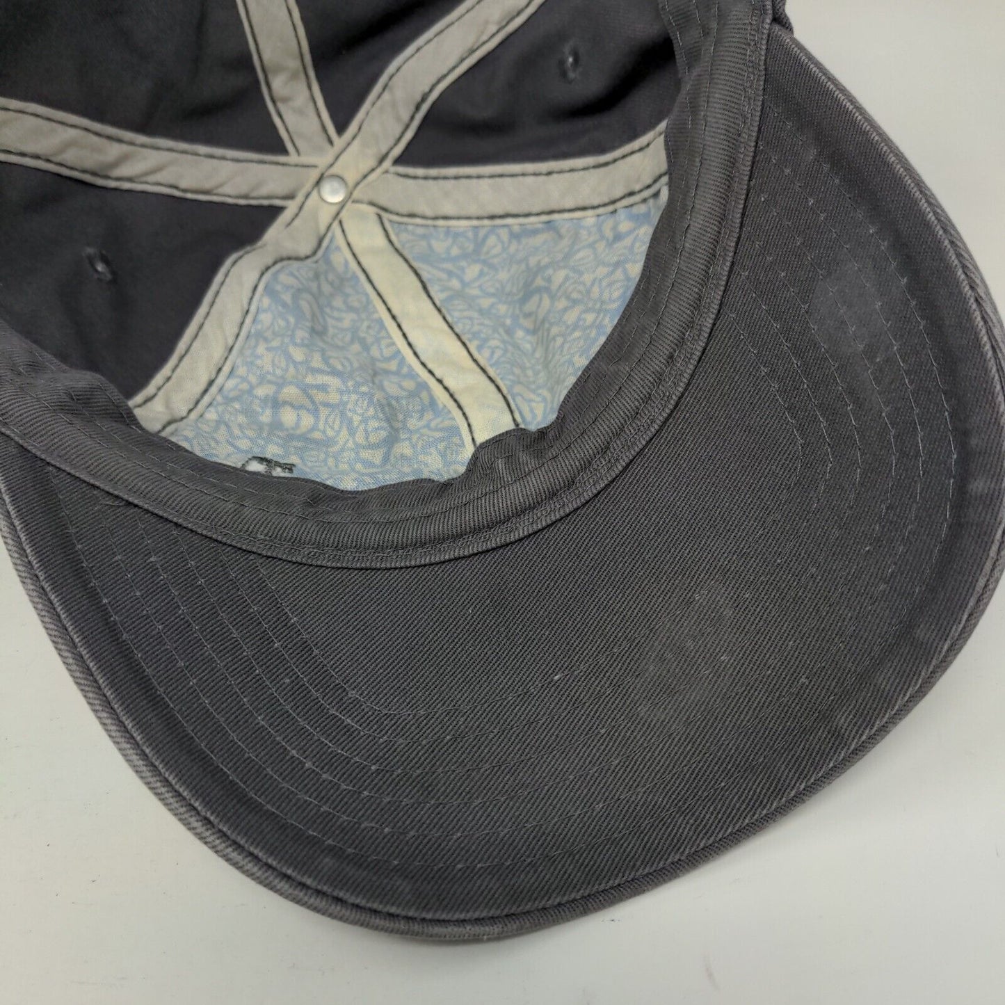 Penguin Slideback Hat Gray One Size Adjustable Embroidered 6 Panel Munsingwear