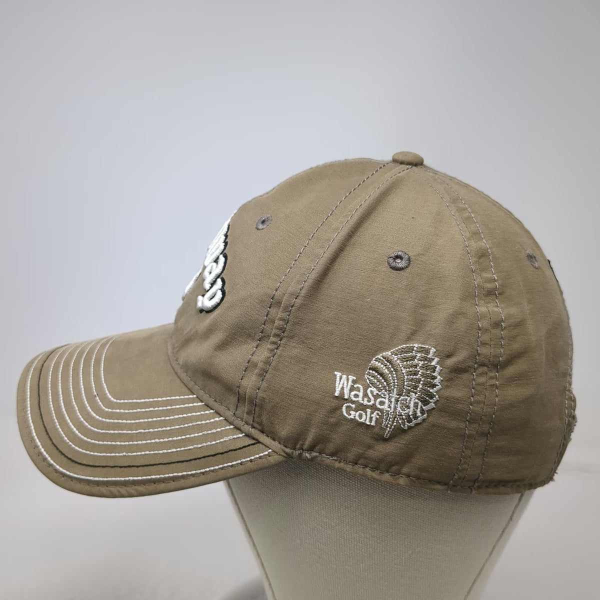 Callaway Baseball Cap Brown One Size Wasatch Golf Odyssey New Era Strapback Hat