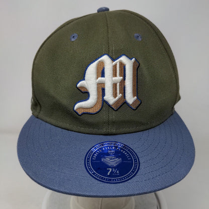 Miami Giants Fitted Hat Multi 7 3/4 Embroidered Colorblock Ebbets Field Flannels