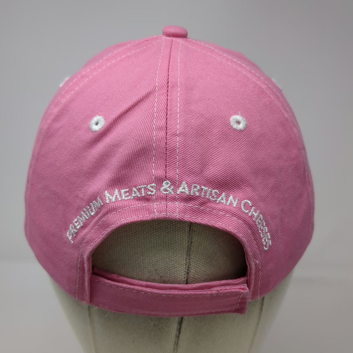 Dietz & Watson Baseball Cap Pink One Size Premium Meats Artisan Cheeses Hat