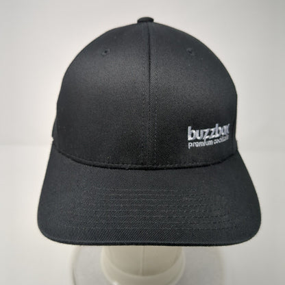 BuzzBox Premium Cocktails Fitted Hat Black L-XL 6 Panel Flexfit Yupoong