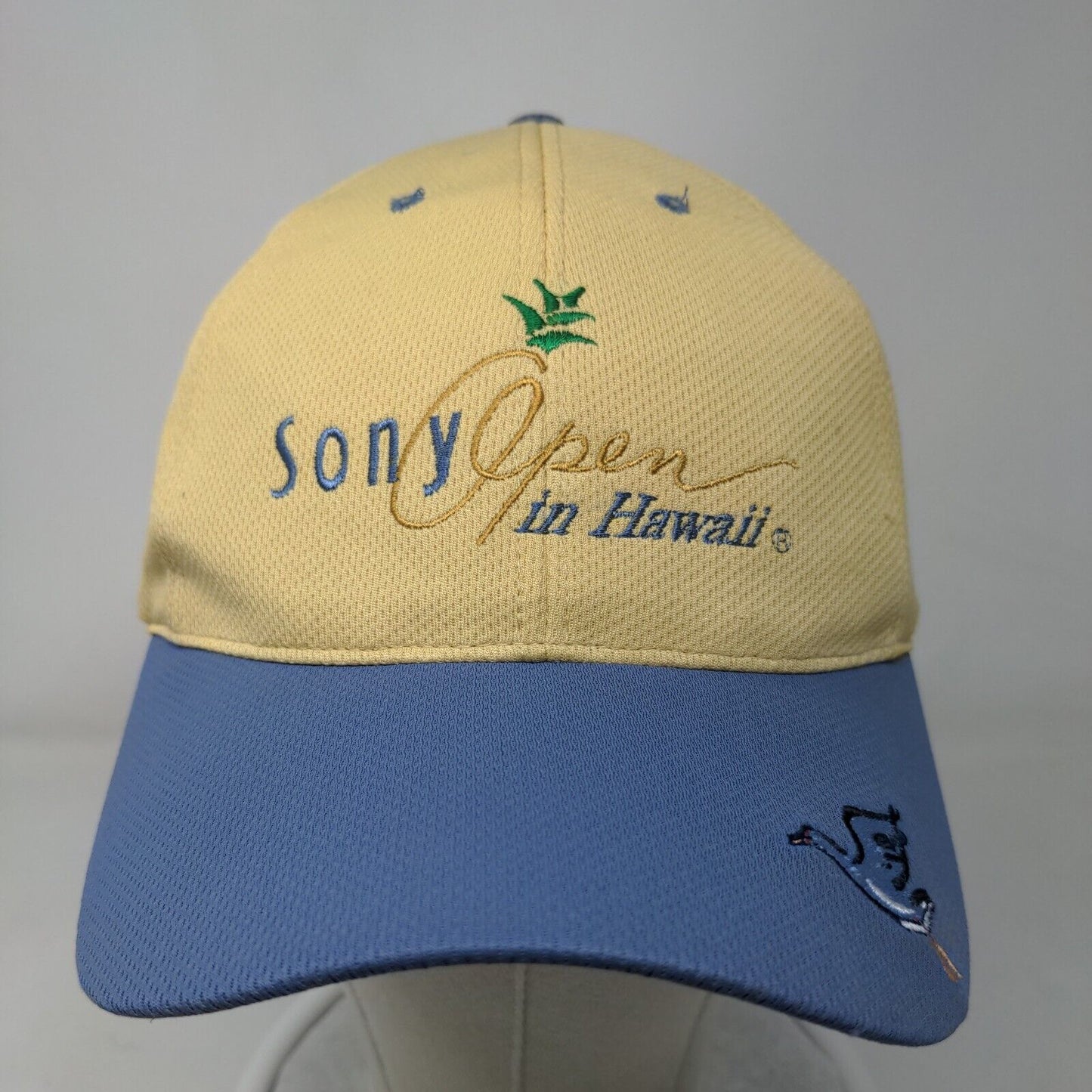 Sony Open in Hawaii Strapback Hat Yellowish Tan One Size Embroidered Logo