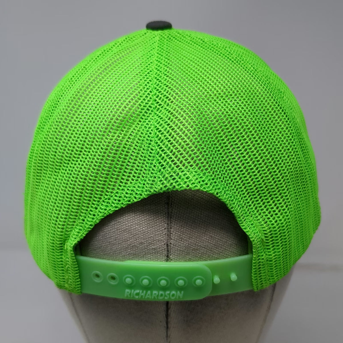 Richardson Trucker Hat Gray Green Pinnacle Shooting Sports OSFM Snapback Mesh