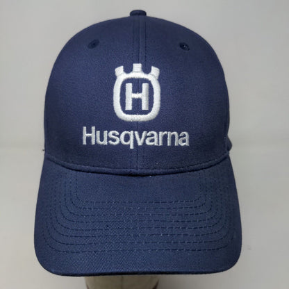 Husqvarna Men's Strapback Hat Blue Adjustable Embroidered Logo