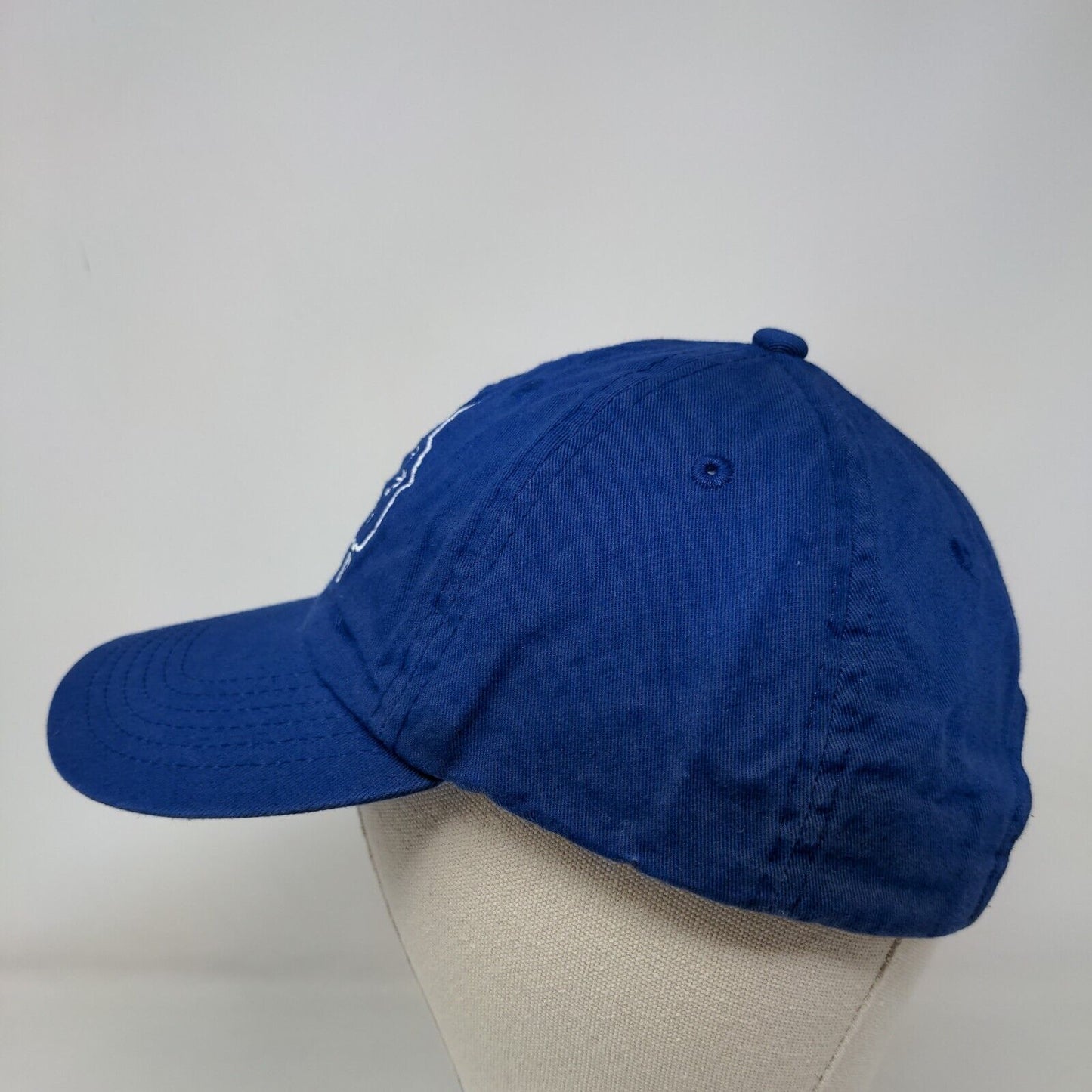 Australia Flag Map Slideback Hat Blue One Size Embroidered Adjustable