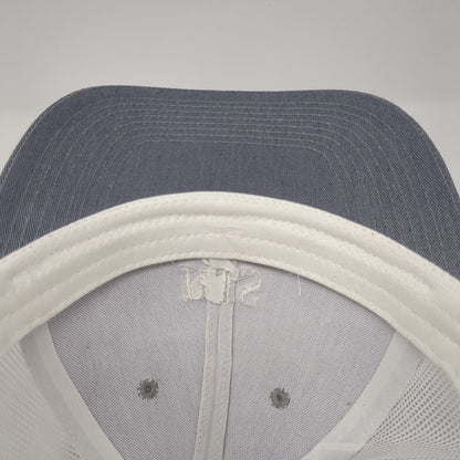 RJS Invitational Snapback Trucker Hat Gray OS Adjustable Mesh Port Authority