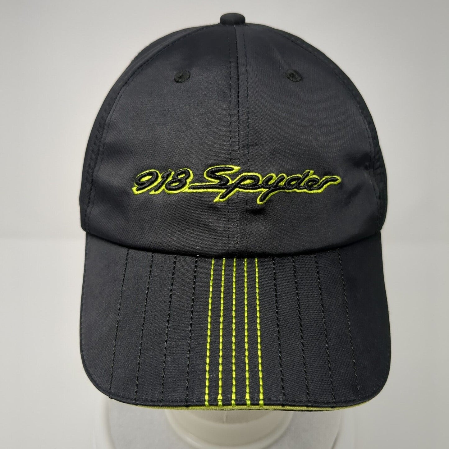 Driver's Selection Porsche Slideback Hat Black 918 Spyder Embroidered Logo