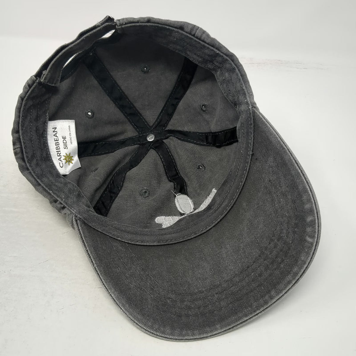 Caribbean Side Unlimited Vacation Club Cancun Gray One Size Baseball Cap Hat