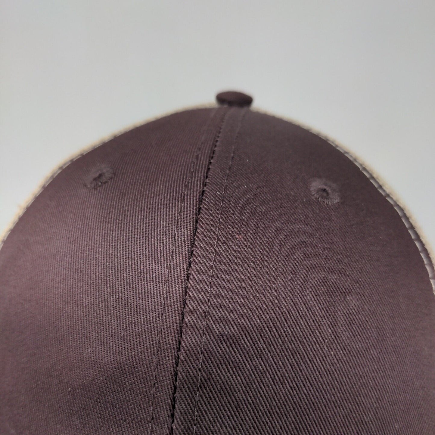 Infinity Headwear Men's Snapback Mesh Back Hat Brown Size OSFM Blank