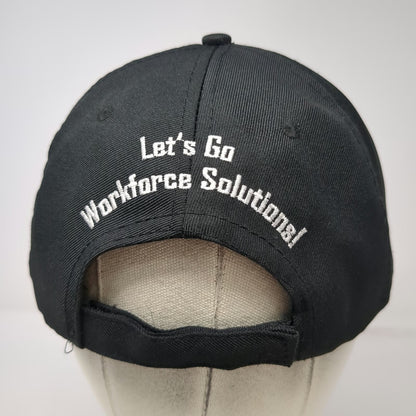 Atlantis HP Workforce Solutions 5 Panel Hat Black One Size Strapback Polyester