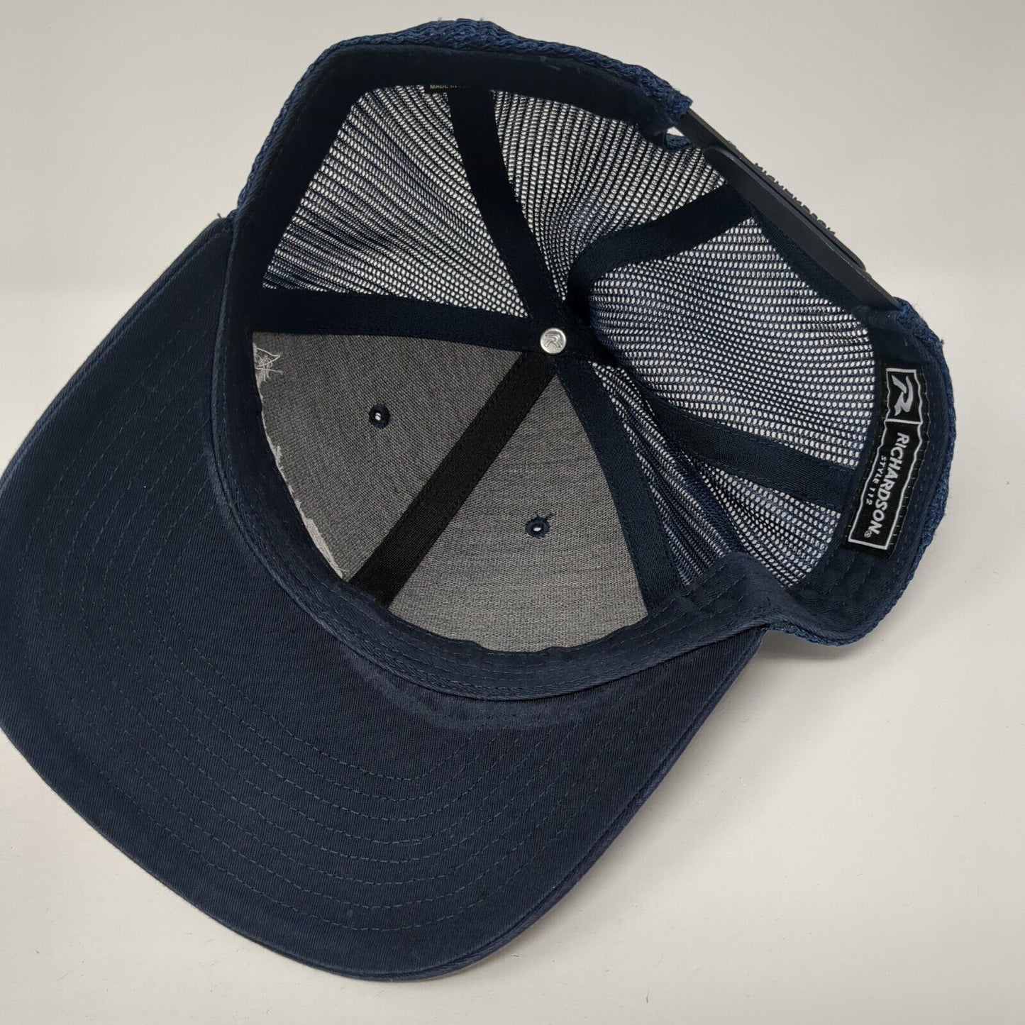 Dillabaugh's Commercial Flooring Snapback Trucker Hat Blue OS Mesh Richardson